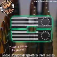 Betsy Ross Flag Laser Engraved Ejection Port Door