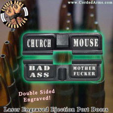 Church Laser Engraved Ejection Port Door