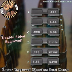 .223 / 5.56 Laser Engraved Ejection Port Door