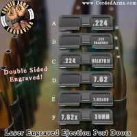 .224 Valkyrie & 7.26 NATO Laser Engraved Ejection Port Door