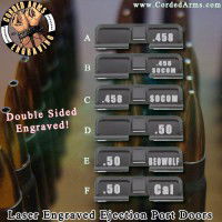 .458 SOCOM .50 Cal BMG Laser Engraved Ejection Port Door