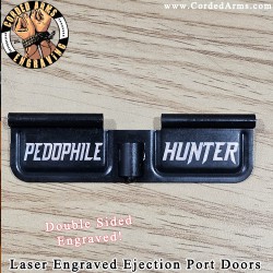 Pedophile Hunter Laser Engraved Ejection Port Doors