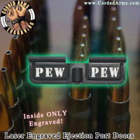 Pew Pew Laser Engraved Ejection Port Door