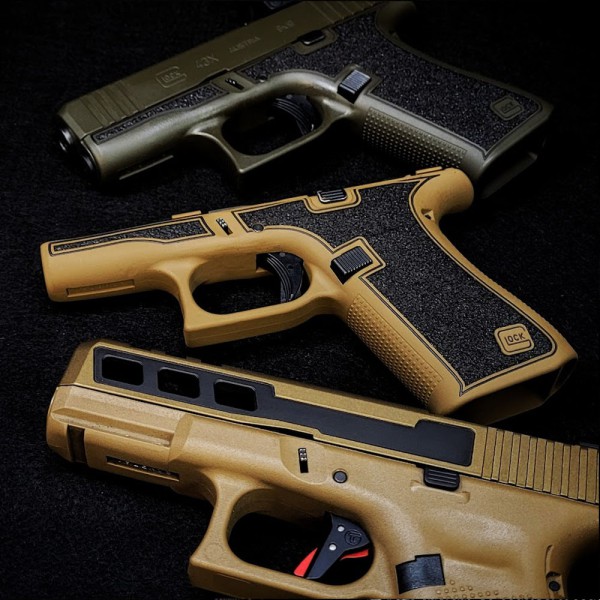 Custom Glock with CNC Milling,