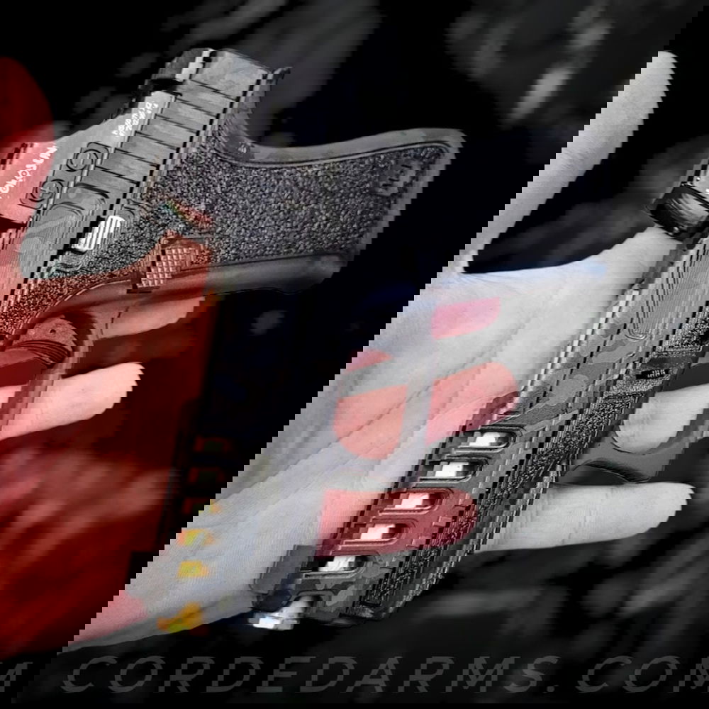Custom Glock 43 Grey Camo w/ CnC Milling, RMR Cut and Stippling