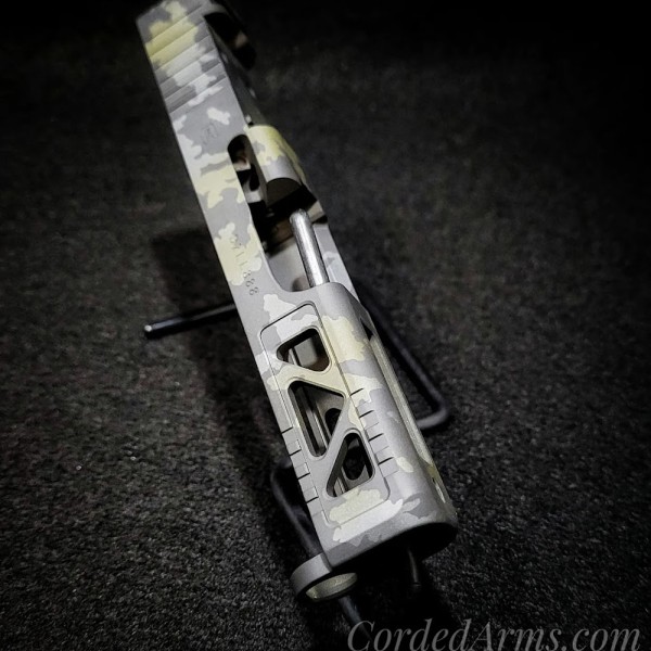 Glock 43x with Custom Cerakote and Verrazzano Cut