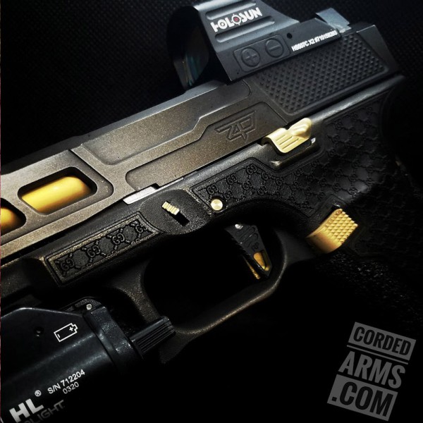 Custom Laser, Cerakote & Optic Cut