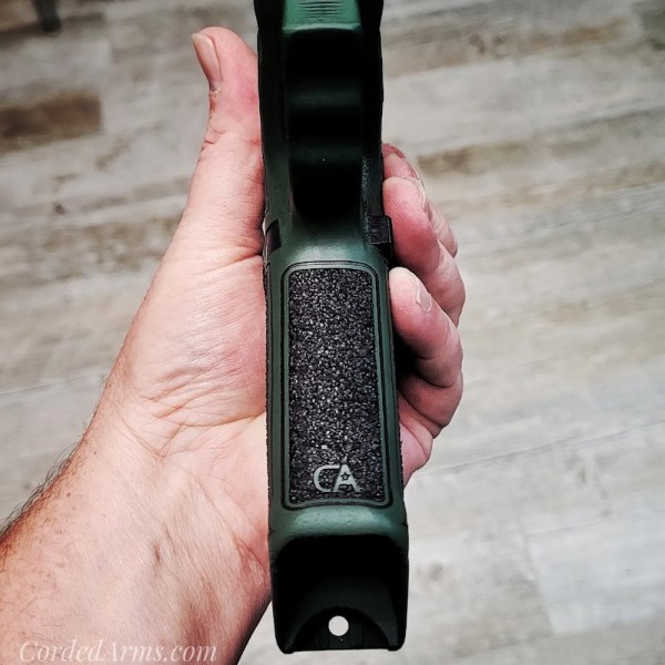 Custom Glock 40 with Laser Stippling and Cerakoted in  Jesse Jam