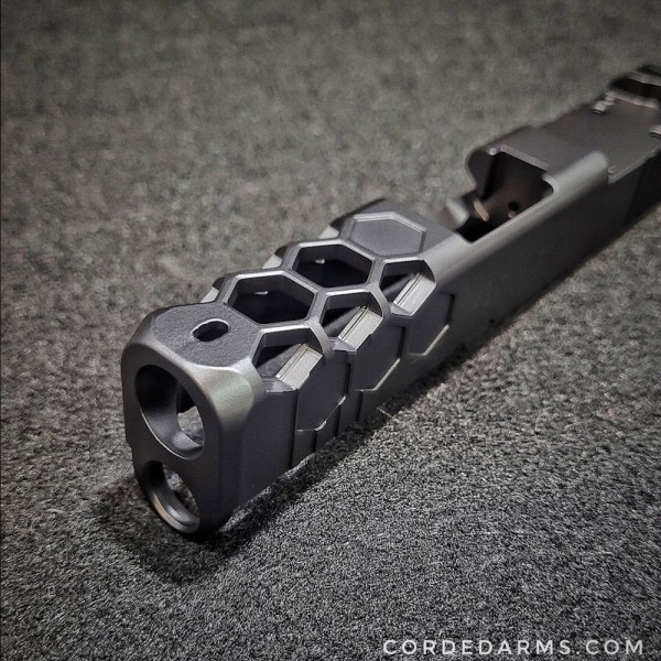 Custom Honycomb CNC Milling on Glock 43x