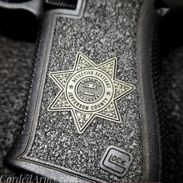 Custom Logo, Laser Stippling and Cerakoted