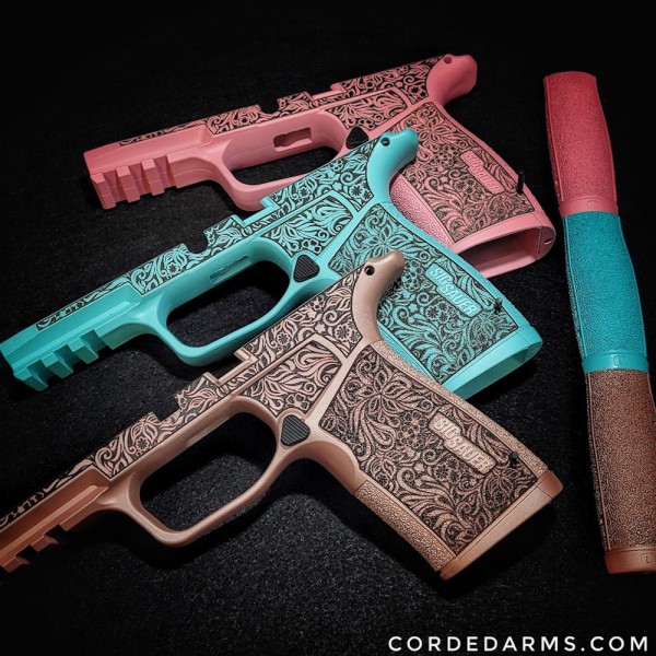 Cerakoted & Lasered Etched P365 Macro