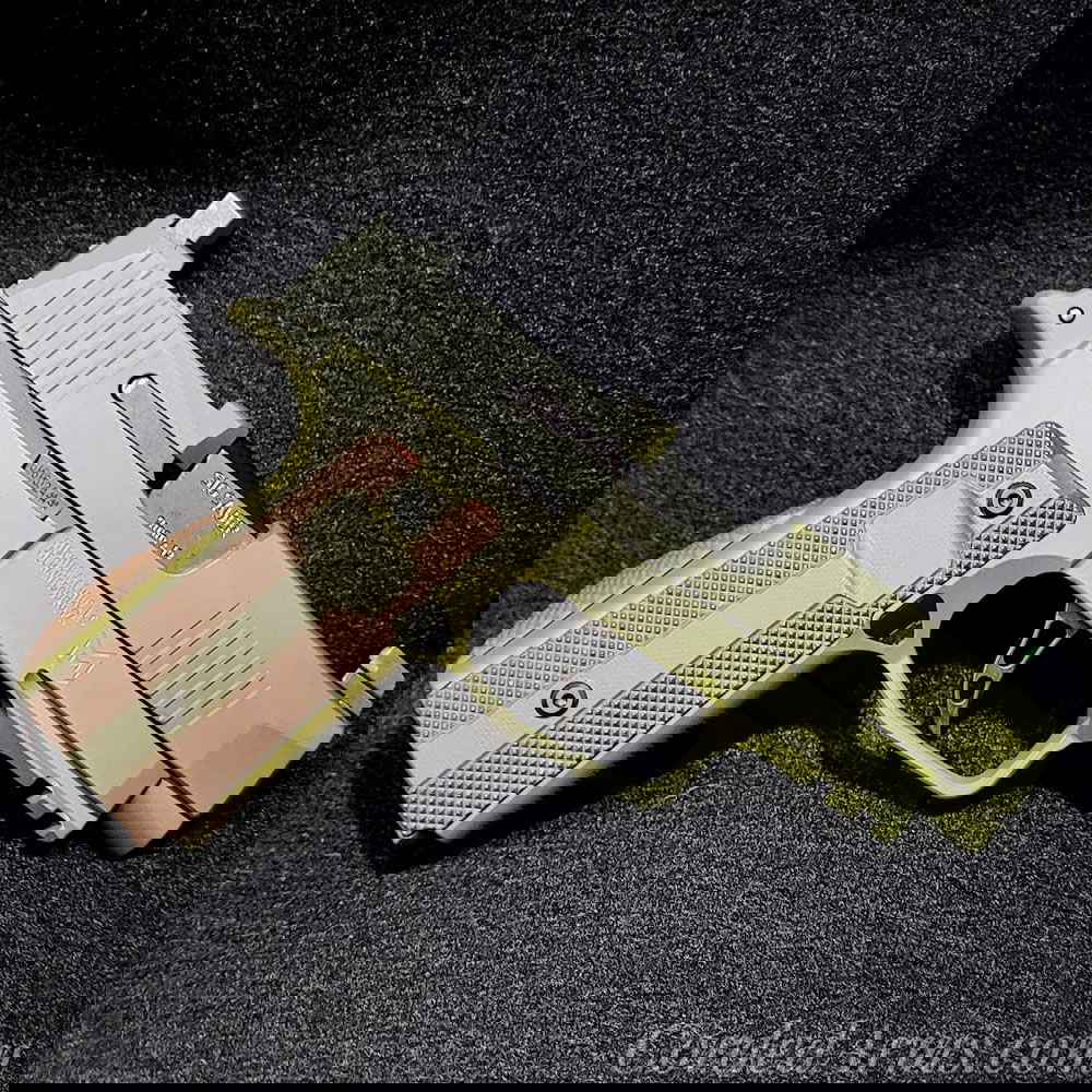 Custom P365 Cerakoted in Sniper Green & Barrett Bronze