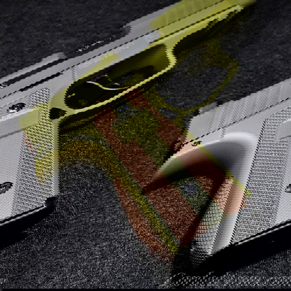 Custom P365 Cerakoted in Sniper Green & Barrett Bronze