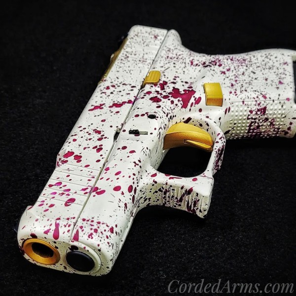 Glock 26 with Custom Cerakoted aka 