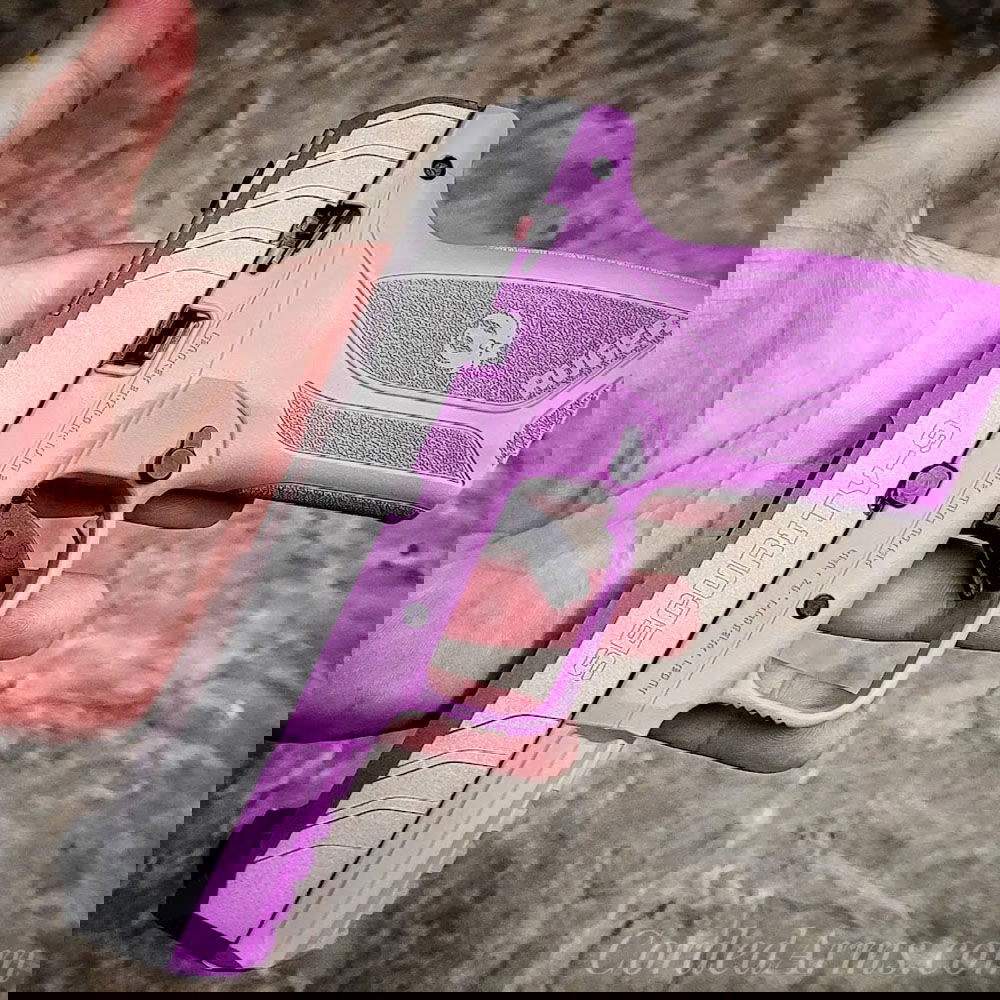 Custom Ruger Cerakoted in Purplexed