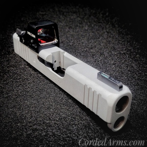 Holosun RMSc Slide & Cerakote in Crushed Silver on G43x