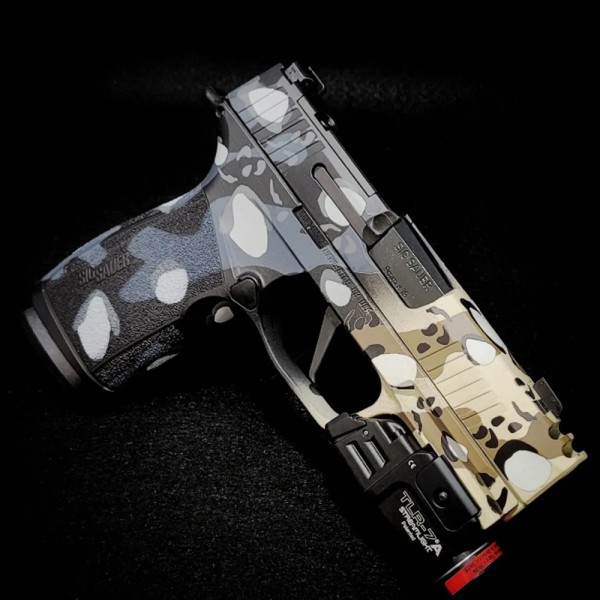 Custom Sig with Flip-Flop Chocolate Chip Pattern