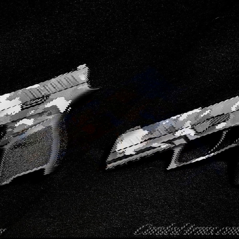 Custom Blue Camo on Sig