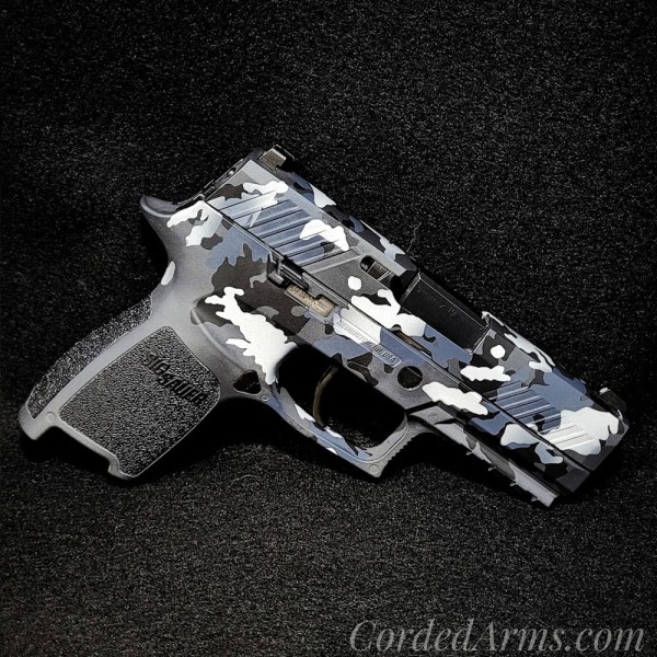 Custom Blue Camo on Sig
