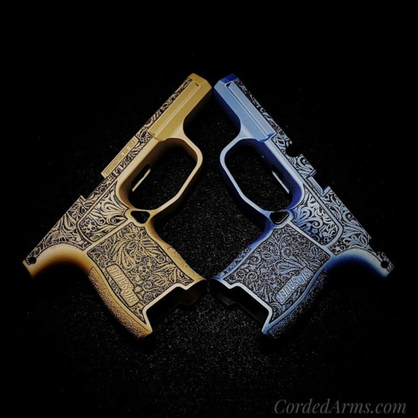 Sig365 Grips Foral /Cerakoted Coca Brn/Northernlights