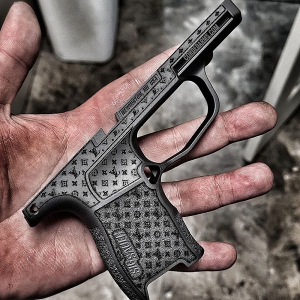Sig365 LV Etched & Cerakoted in Satin Mag