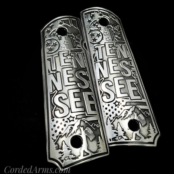 TN 1911 Grips /Billet Aluminum/ Laser Engraved