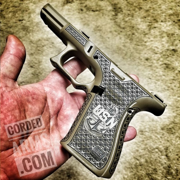 Custom Cerakoted & Lasered Glock