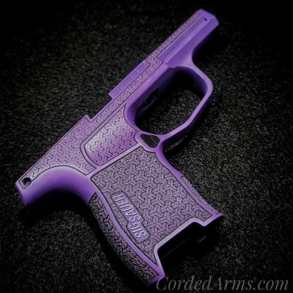 Why Love? SIG SAUER P365 GRIP MODULE Cerakote in Bright Purple