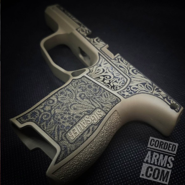 Custom Sig P365 in FDE & Lasered Grip