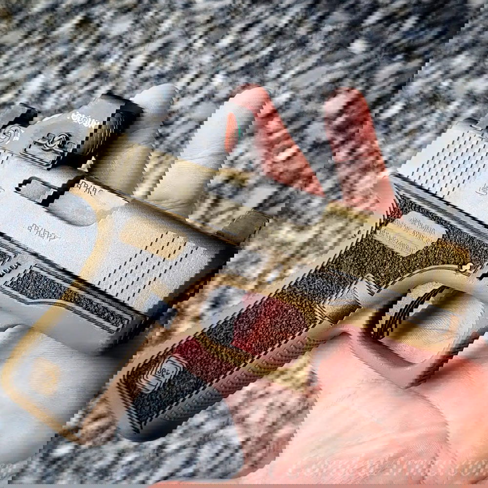 Glock 43x Laser Stipple and Cerakote
