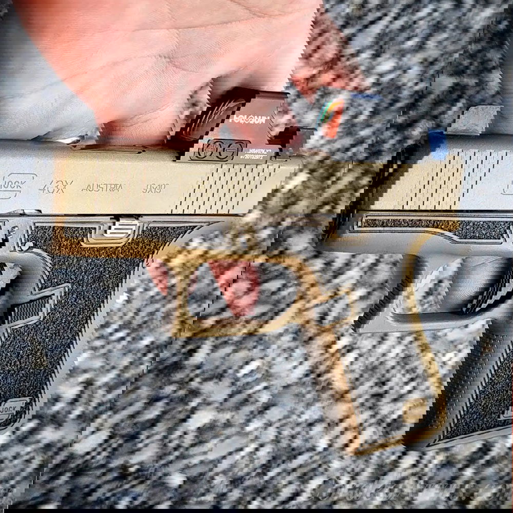 Glock 43x Laser Stipple and Cerakote