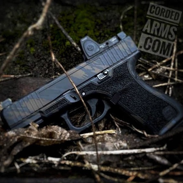 Custom Cerakote Camo with Gripple Stippling & Optics Cut