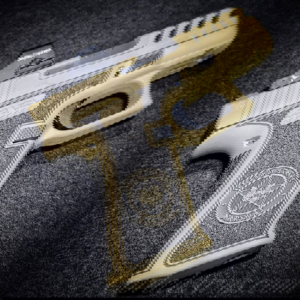 Glock 43x w/ Micro Rocky Top Cut, Cerakoted in FDE & Custom 