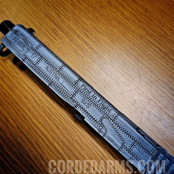 Custom Cerakote & Laser Engraved Glock Slide