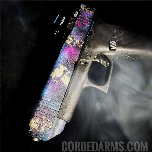 Custom Glock  Cerakote Skull Camo