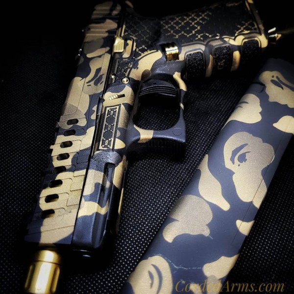 Custom Black & Gold Cerakote