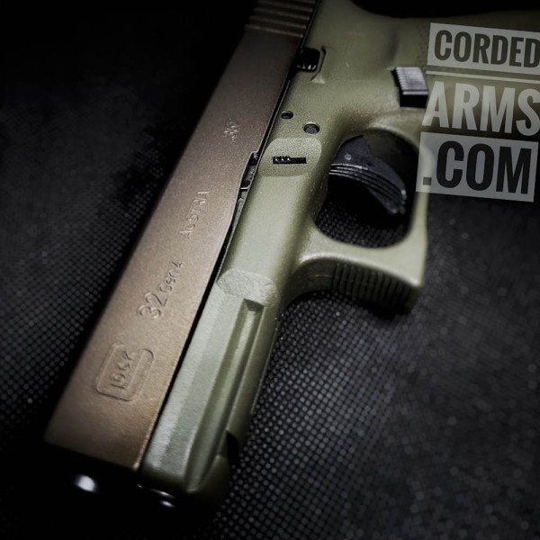 Custom Cerakote Burnt Bronze Slide and ODG Frame