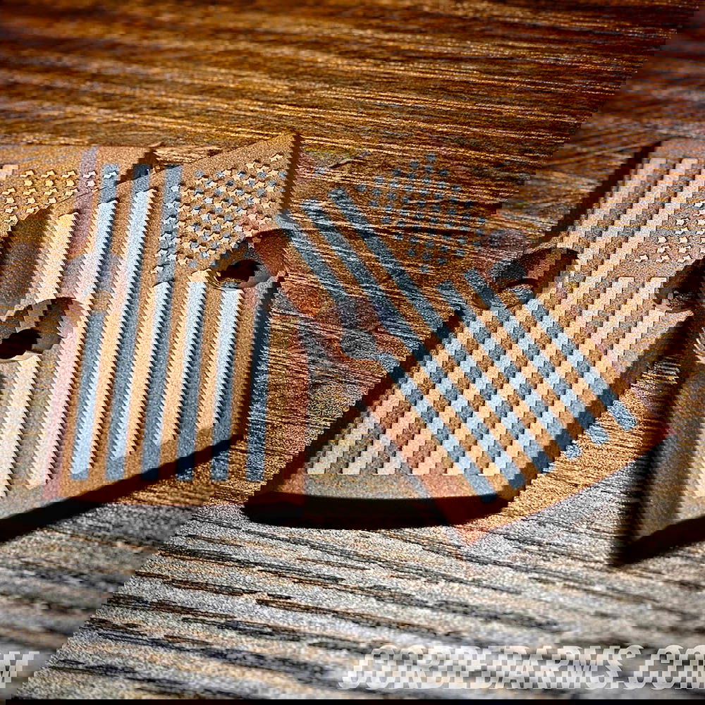 Custom Lasered Engraved & Cerakoted in Copper