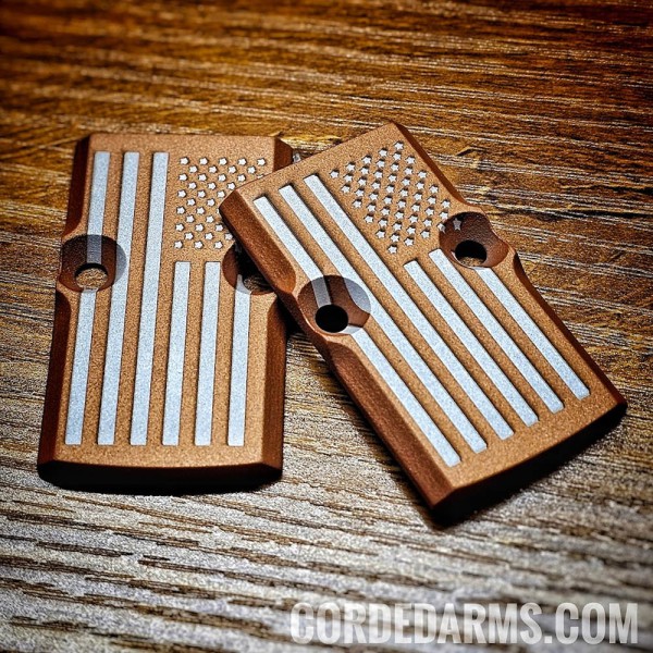 Custom Lasered Engraved & Cerakoted in Copper