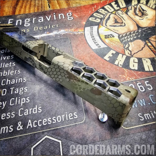 Custom Cerakote Camo, Slide Cut & Optic Cut