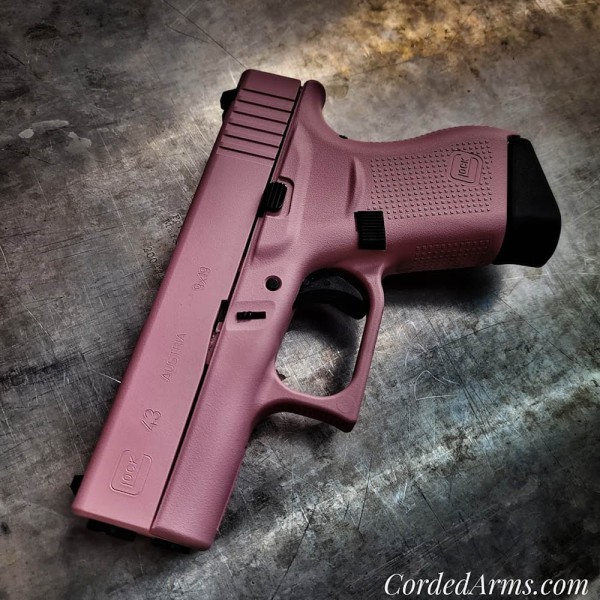 Custom Rose Gold Glock 43