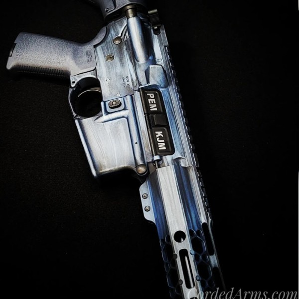 Custom Dustcvr & Cerakote in Blue Titanium Battleworn