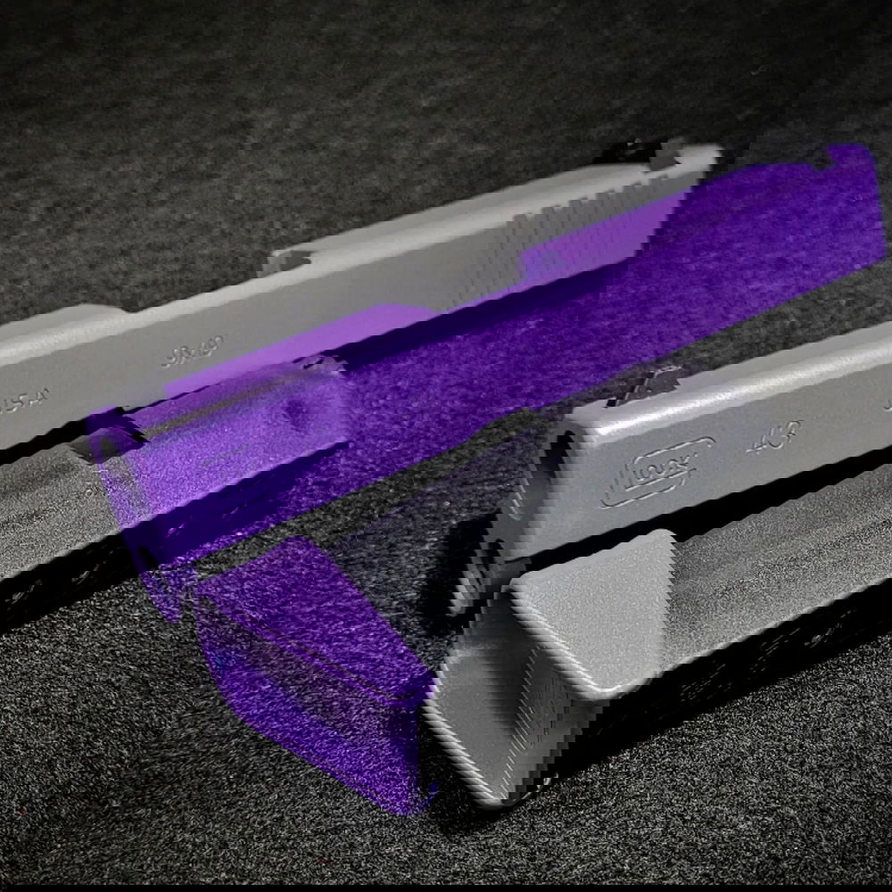 Glock 43 with Custom Cerakote in Bright Purple