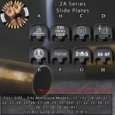 2A Series Custom Laser Engraved Glock SlidePlates