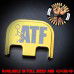 F ATF Laser Engraved Glock Slide Plate