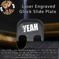 F Yeah! Laser Engraved Glock Slide Plate