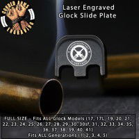 Navy Gunner's Mate Laser Engraved Glock Slide Plate