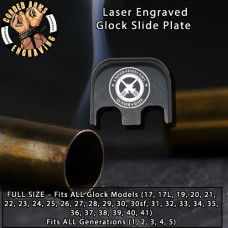 Navy Gunner's Mate Laser Engraved Glock Slide Plate