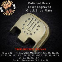3% Laser Engraved Glock Slide Plate 