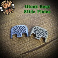 Deco Laser Engraved Glock Slide Plate 